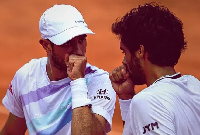Nuno Borges e Francisco Cabral nas meias-finais de pares do Estoril Open